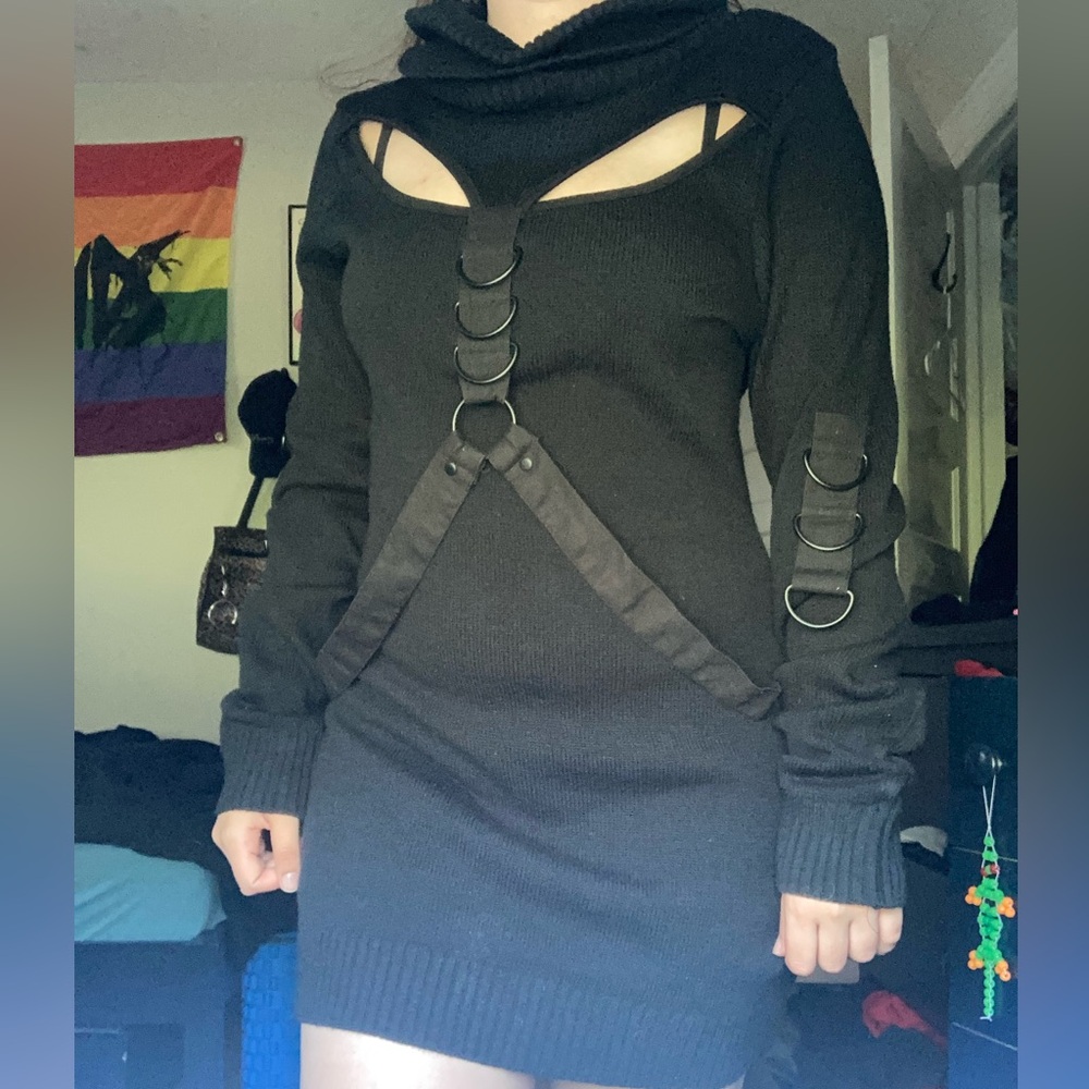 POIZEN INDUSTRIES BONDAGE SWEATER DRESS